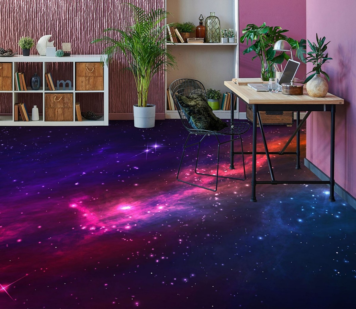 3D Starry Sky SKE1788 Floor WallPaper Print Decal Epoxy Floor Deco