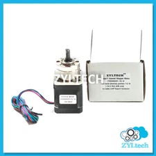 Nema 17 Stepper Motor Geared Planetary Gearbox 1.7 A, 3.1 Nm, 435 ozin