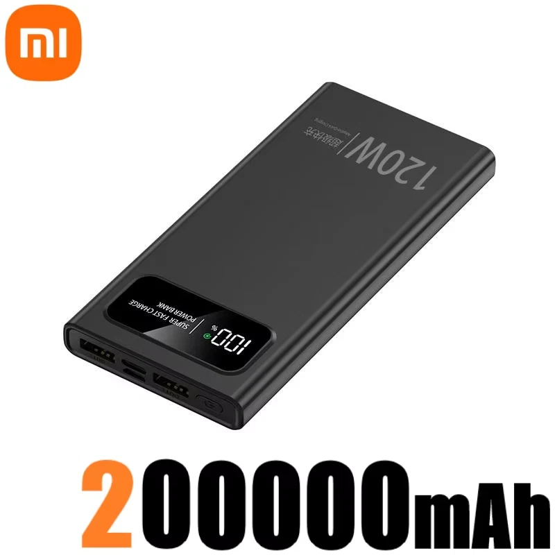 120W Super Fast Charging Power Bank - 200,000mAh Portable External Battery with High Capacity for All Devices 120W Super Fast Charging Power Bank - 200,000mAh Portable External Battery with High Capacity for All Devices