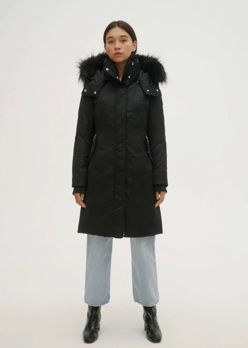 Kristel faux fur hooded parka Clearance