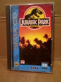 Jurassic Park (Sega CD, 1993) Complete in Box  Great Condition