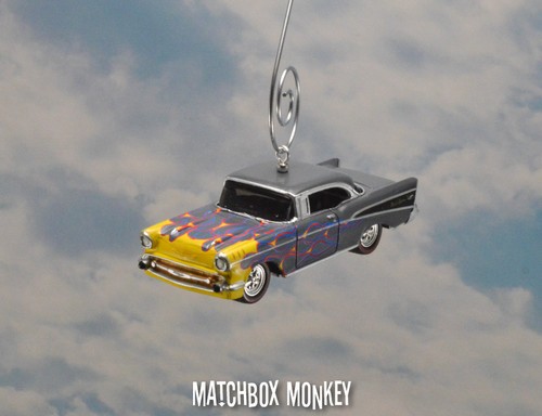 '57 Chevy Bel Air Custom Christmas Ornament Chevrolet 1/64 Muscle Car 50's 1957 - Picture 2 of 12