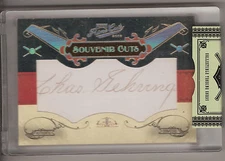 2008 PLAYOFF PRIME CUTS SOUVENIR CUTS AUTOGRAPH CHARLIE GEHRINGER 2/5 HOFer 