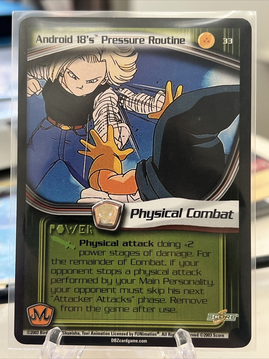 Dragon Ball Z TCG Android 18?s Pressure Routine #33 Babidi Saga