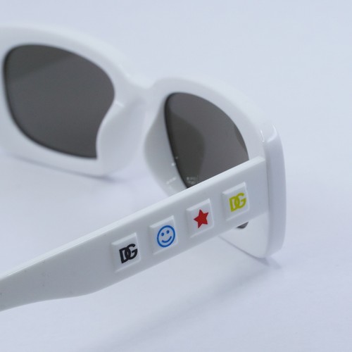 DOLCE & GABBANA Niños DX6006U 33127P Blanco/Marrón Espejo Dorado 46-16-130 Gafas de Sol... - Imagen 6 de 6