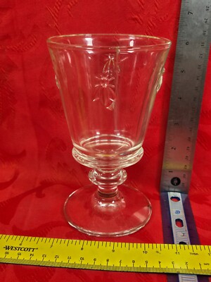 La Rochere Bee Stemmed Napoleon Paris Musees Water Goblet Glass