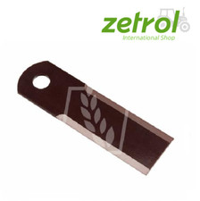 STROHHÄCKSLERMESSER (GLATT)173X50X3- Ø18 CLAAS Dominator,Lexion,NEW HOLLAND TX