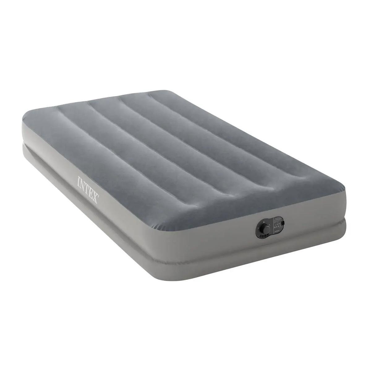 Matelas gonflable 1 place Flex gris 191cm idéal pour recevoir vos invités à la maison