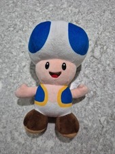 Little Buddy Super Mario Bros. Toad 8" Plush - Blue Plush