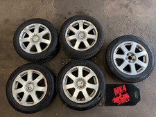 Vw Golf V6 4motion 16” Original Alloy Wheels Set Of 5 Bora 5x100 1J0601025AE