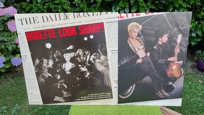 LP Roxette - LOOK SHARP ! + OIS - VINYL = NEAR MINT - PARLOPHONE Records 1988