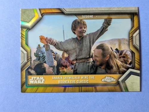 2025 TOPPS CHROME STAR WARS HYPERSPACE ANAKIN SKYWALKER WINS THE BOONTA ERA-23