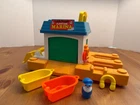 Vintage 1987 Fisher Price Little People Floating Marina #2582 Boats Figure