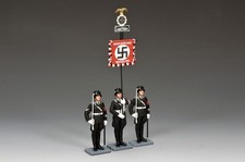 King and Country - LAH242 - The Leibstandarte Adolf Hitler Standard Set set of