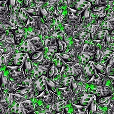 Flaming Dice Skulls 19 - 18"x46" Hydrographic Film Hydro Dipping
