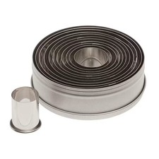 Ateco 5357 Stainless Plain Edge Round Biscuit...