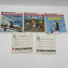 GAF Lot of 15 View-Master Picture Reels Peanuts Popeye Scooby Doo Happy Days