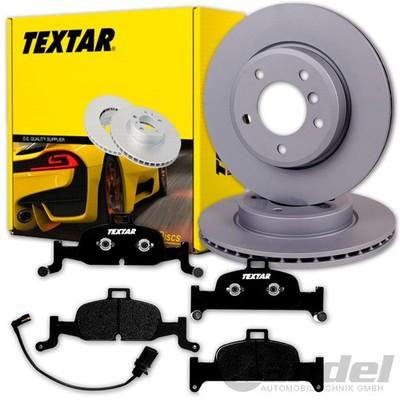 TEXTAR BREMSSCHEIBEN 318mm + BELÄGE VORNE passend für AUDI A6 A7 C8 4K