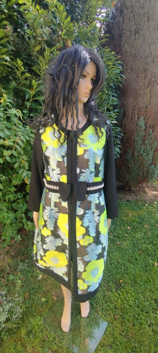 Robe élégante Bleu, Blanc, Rouge Multicolore - Taille 44 - Style évasé - Neuf Sans étiquettes