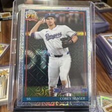 Corey Seager 2026 Topps Chrome Topps 75 Mojo Refractor Rangers