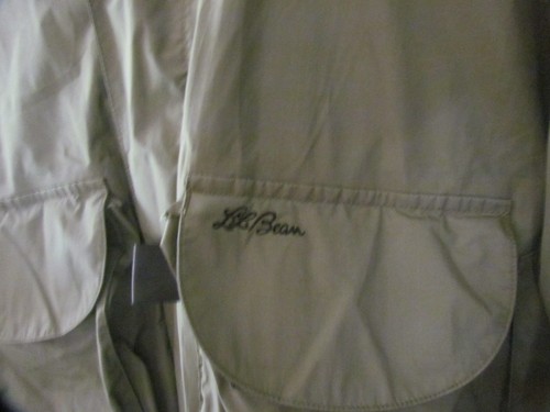 LL Bean Stock No OMG39 Fly Fishing Jacket Lightweight Hooded Men’s Size Small - Picture 7 of 11