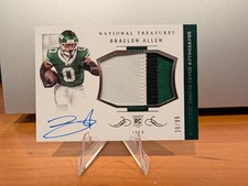 2024 National Treasures Braelon Allen RPA RC Patch Auto /99