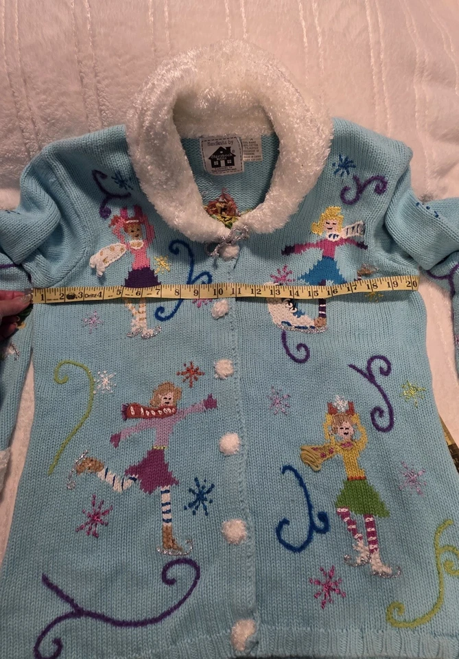 Suéter tejido Storybook. Excelente estado. Hogar para no fumadores. Talla M. Foto 3 de 4