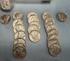 22 Silver Mercury Dimes EF-AU. Old Private Collection well Preserved 50+ Yrs.