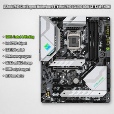 ASRock Z590 Steel Legend Motherboard ATX Intel Z590 LGA1200 DDR4 SATA3 M.2 HDMI