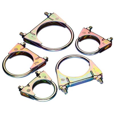 Autogem High Quality Steel Construction Exhaust U-Bolt Clamp - 52mm