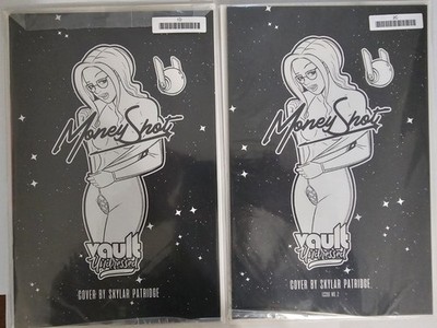 Money Shot Comes Again #1D & #2C Skylar Patridge Polybag Variants SEALED Vault