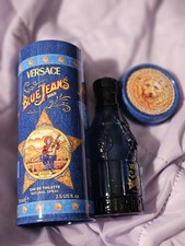 Versace Blue Jeans for Men 75 ML 2.5 Fl Oz Eau de Toilette Spray in Tin Can NEW 