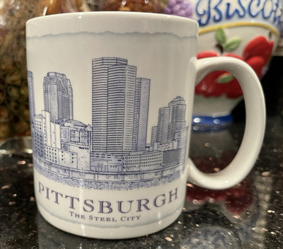 Pittsburgh Steel City Skyline Starbucks 2006 Architech Series Coffee Tea Cup Mug