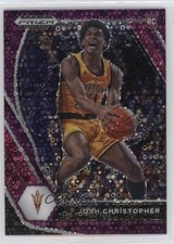 2021-22 Panini Prizm Draft Picks Purple Circles 26/50 Josh Christopher #22 00gy