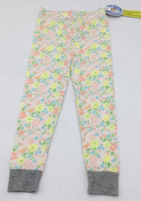 Family Pajamas Kids Snug Fit Pajama Bottom, Floral Fruits, 5
