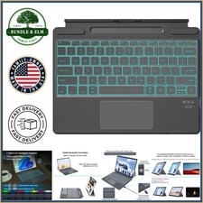 Rechargeable Backlight Keyboard for Surface Pro 11, 10, 9, 8, X - Compact Design