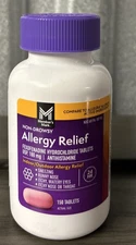 Fexofenadine Member's Mark  Allergy Relief 150 Tablets Campare Allegra EXP 8/26
