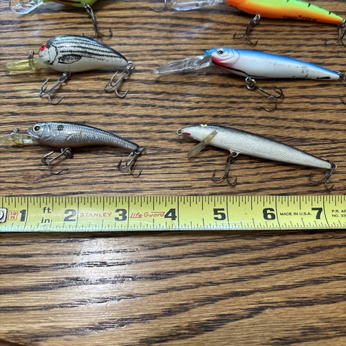 17PCS Lot Crankbaits. Rapala, IKE, More. USED 1 1/2” To 4 1/2” Long. - Picture 2 of 24