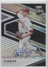 2020 Panini Elite Extra Edition Signatures CJ Van Eyk #42 Auto pe8