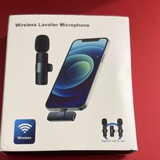 Wireless Lavalier Microphone Set for iPhone  Type-C Smartphones, Plug and Play