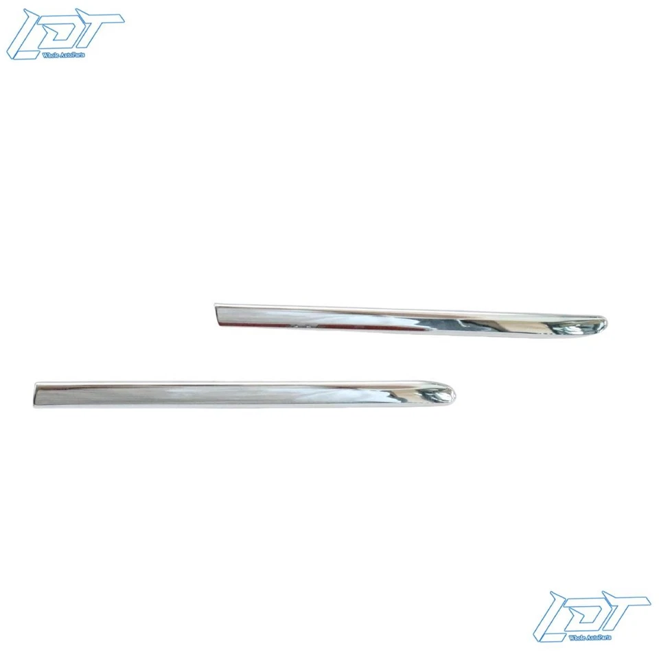 Barra de embellecimiento delantera izquierda y derecha para Mercedes-Benz S550 S600 2007-13 2 piezas Foto 3 de 4