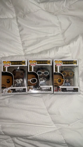 Set of 3  Funko POP MIGOS - Quavo, Takeoff, Offset