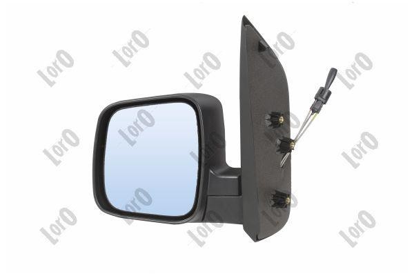 ABAKUS Exterior Mirror 0539M01 For Citroën Fiat Peugeot, Left, Convex, Black
