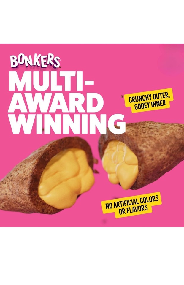 Gooey Deviantart Bonkers Cat Treats, Catnip & Chicken Cheddar Flavor, Crunchy & Gooey ...