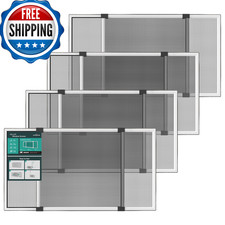 Paramondo Expandable Window Screen Horizontal 20 H X 28.6 - 54 W 4 Pack