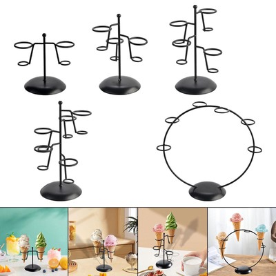 Eistüten Halter Ständer Pommes Frites Ständer Wiederverwendbar Multifunktional Cupcakes