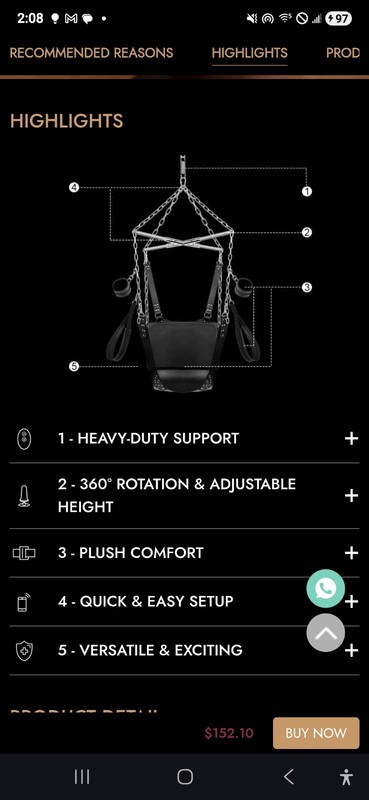 Utimi Couple Sex Swing New