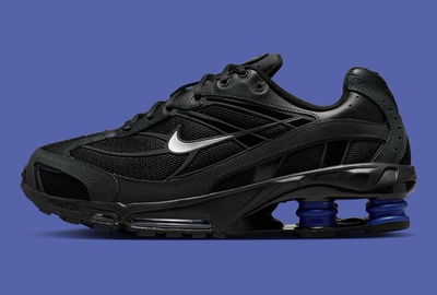 #ad Nike Shox Ride 2 Black Metallic Silver Deep Royal Sneakers IM5999 010 Mens Sizes $84.97