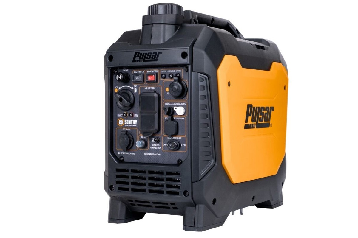 Pulsar 2700W Portable Dual Fuel Quiet Inverter Generator CO sentry