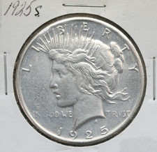 1925s Peace Dollar - decent luster